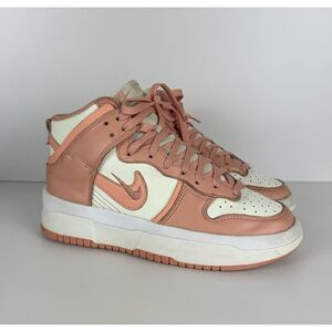 Nike‎ Dunk High Sail Crimson Bliss Maddar Root DH3718 107 Womens Size 7 Shoes